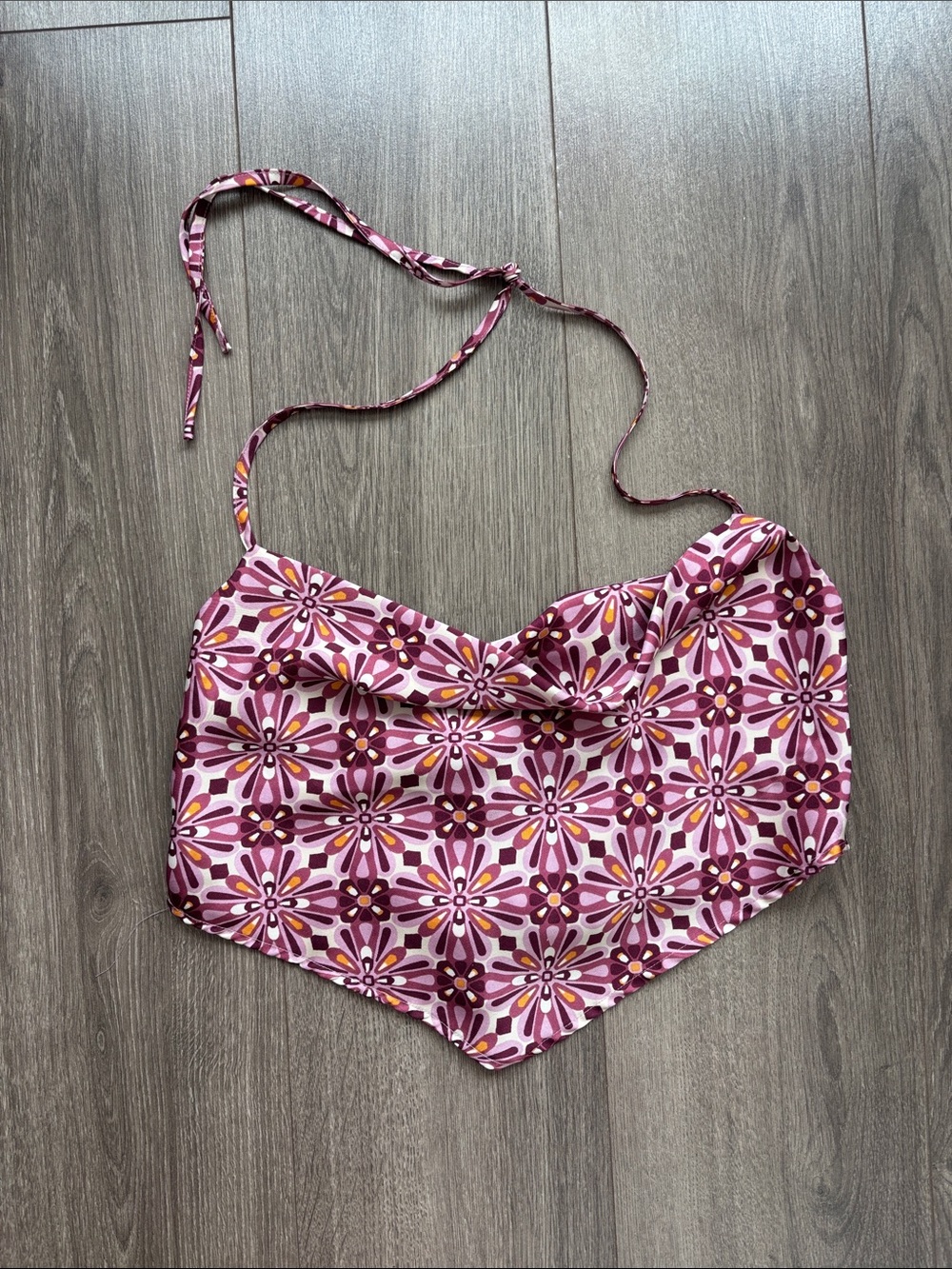 Pink & Purple Floral Tank Top